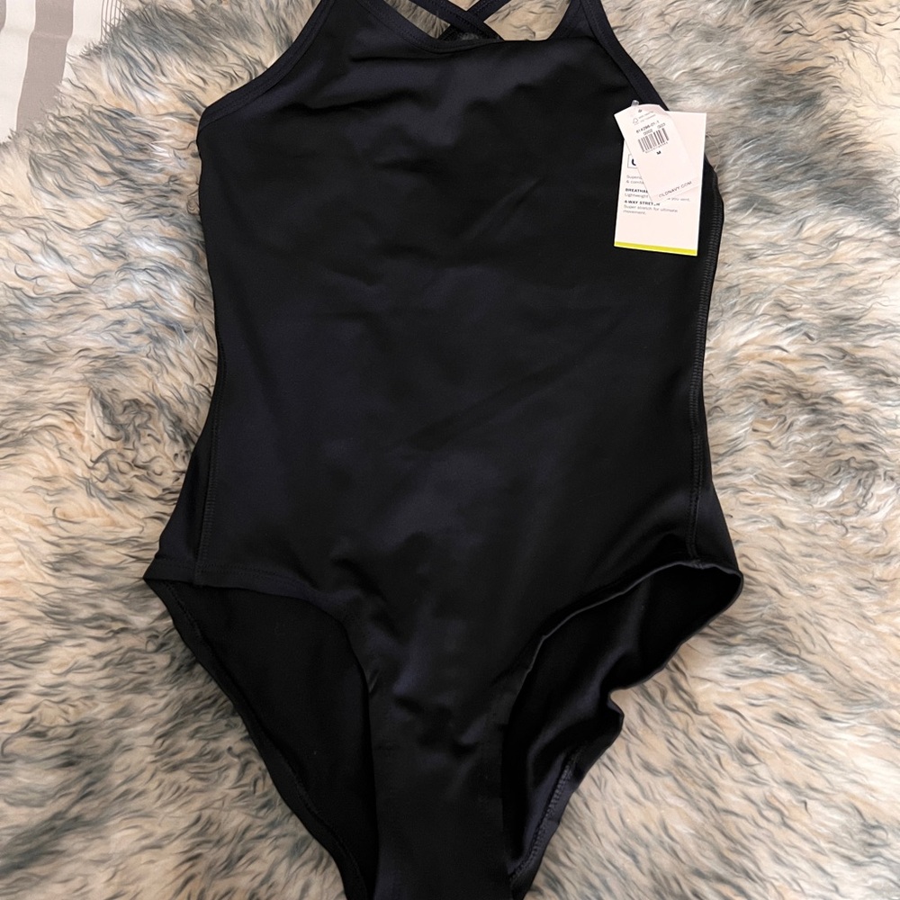 Old Navy Girls Black Leotard NWT